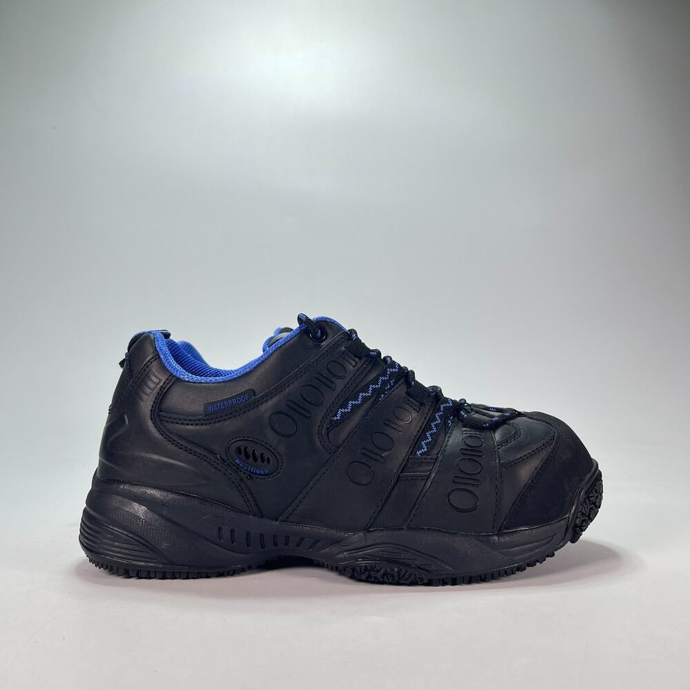 Nautilus Black Blue Waterproof Composite Steel Toe Work Shoes N2161W Womens Sz 9